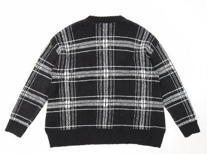 Womens UK Size L Marks and Spencer Black Pullover Jumper