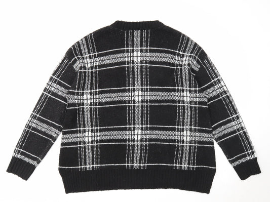 Womens UK Size L Marks and Spencer Black Pullover Jumper