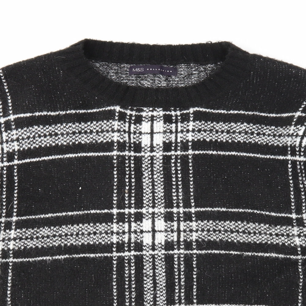 Womens UK Size L Marks and Spencer Black Pullover Jumper