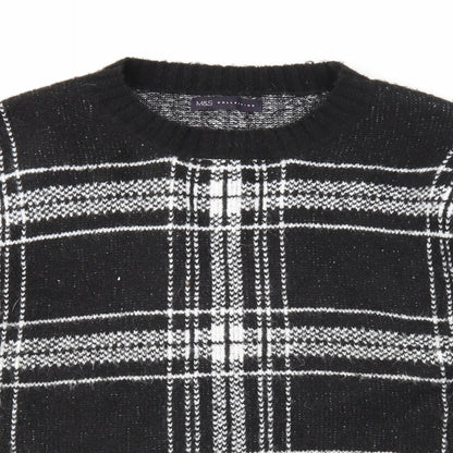 Womens UK Size L Marks and Spencer Black Pullover Jumper