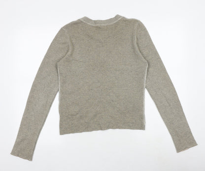 Womens UK Size M Phase Eight Brown Cardigan Jumper