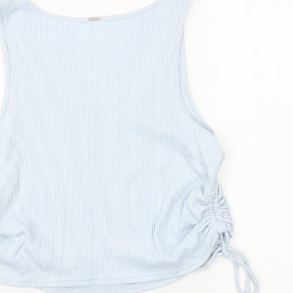 Womens UK Size M Gilly Hicks Blue Basic Tank