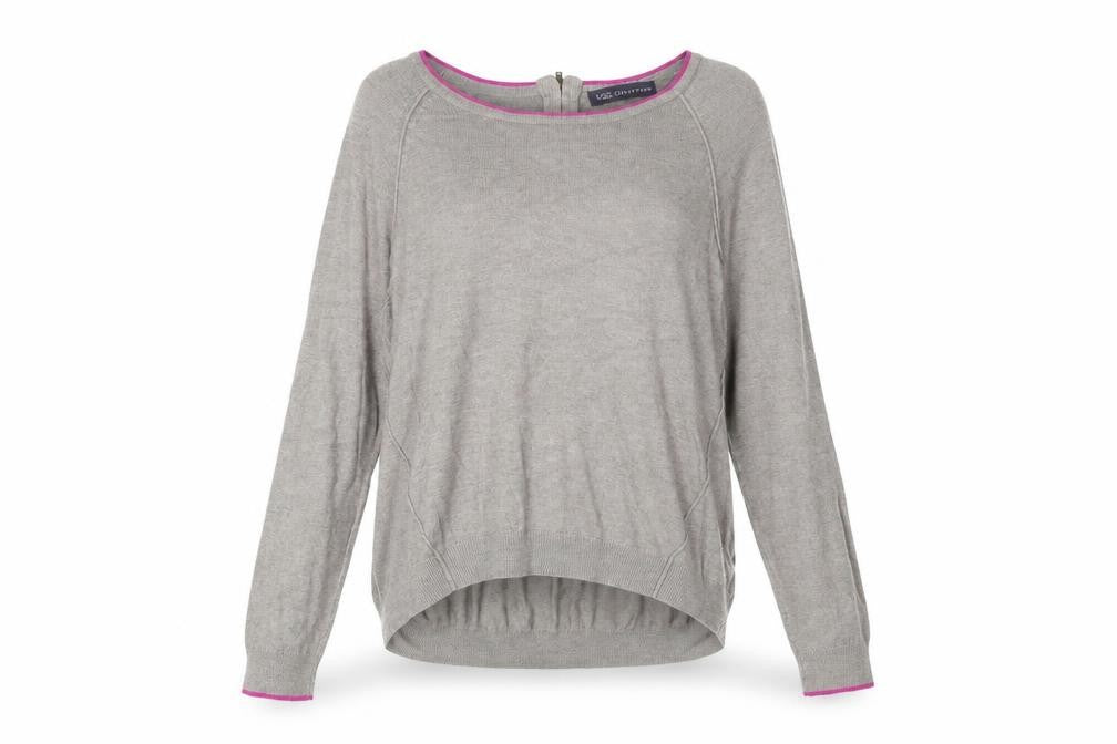 Womens UK Size 10 Marks and Spencer Grey Pullover Jumper