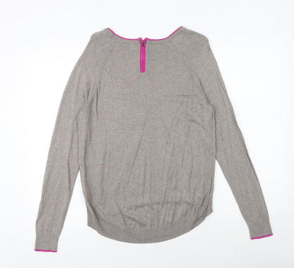 Womens UK Size 10 Marks and Spencer Grey Pullover Jumper