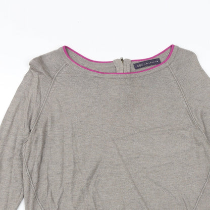 Womens UK Size 10 Marks and Spencer Grey Pullover Jumper