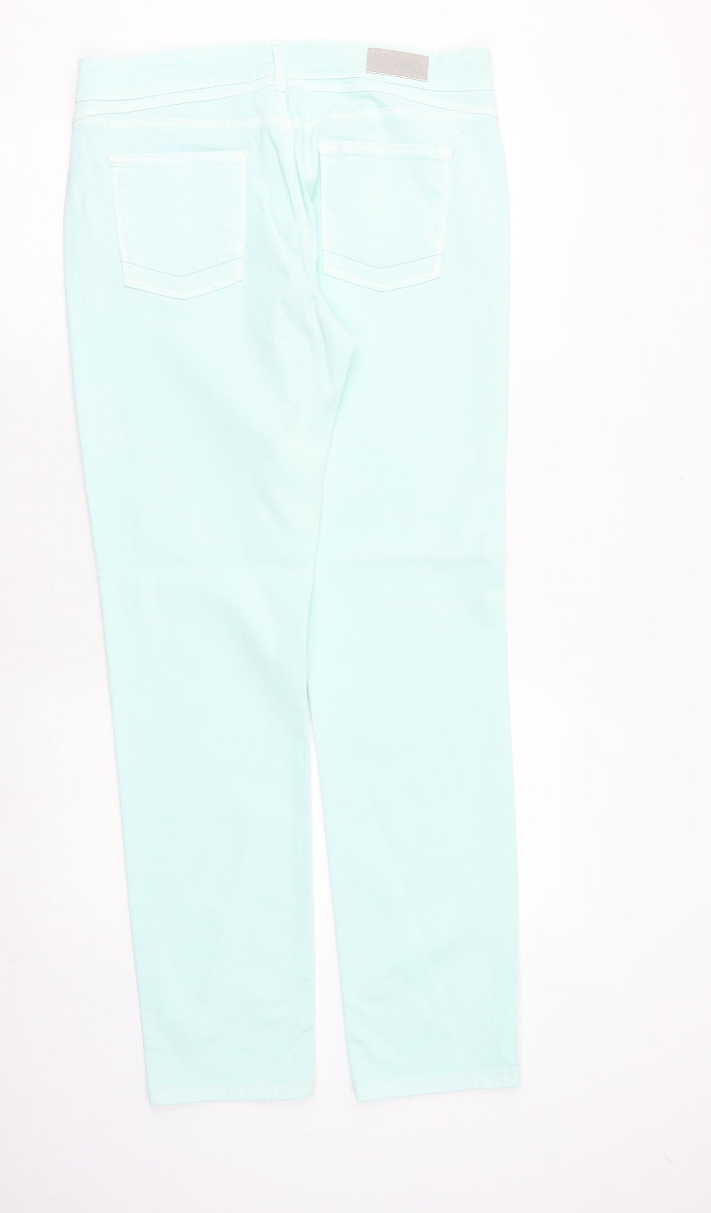 Joker Womens Black Cotton Straight Jeans Size 32 in Regular Zip
