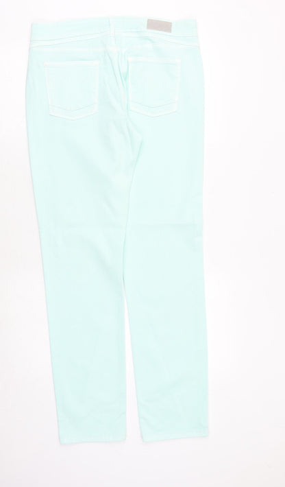 Joker Womens Black Cotton Straight Jeans Size 32 in Regular Zip