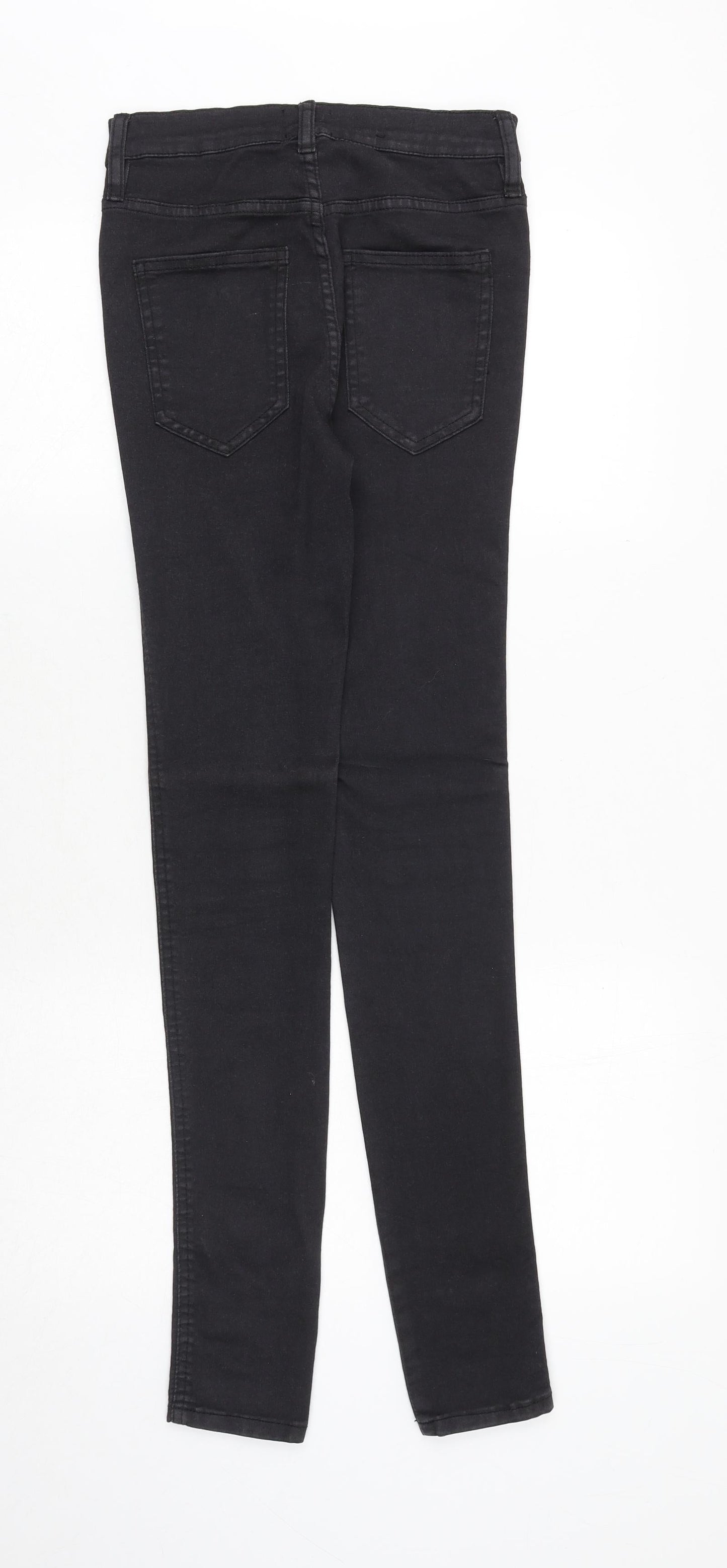 157 Womens Grey Cotton Skinny Jeans Size 25 in Slim Zip