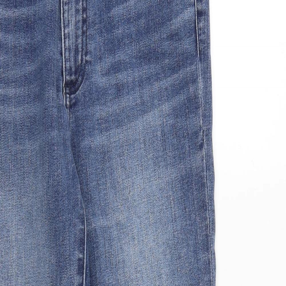 Gap Womens Blue Cotton Skinny Jeans Size 28 Regular Zip