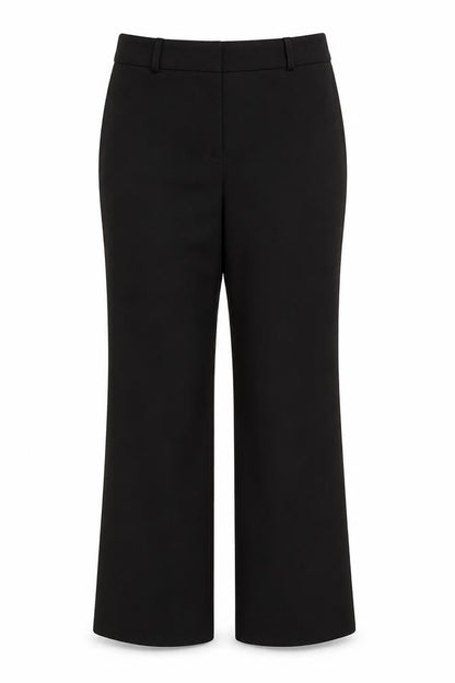 M&Co Womens Black Polyester Dress Pants Trousers Size 12 Regular Zip