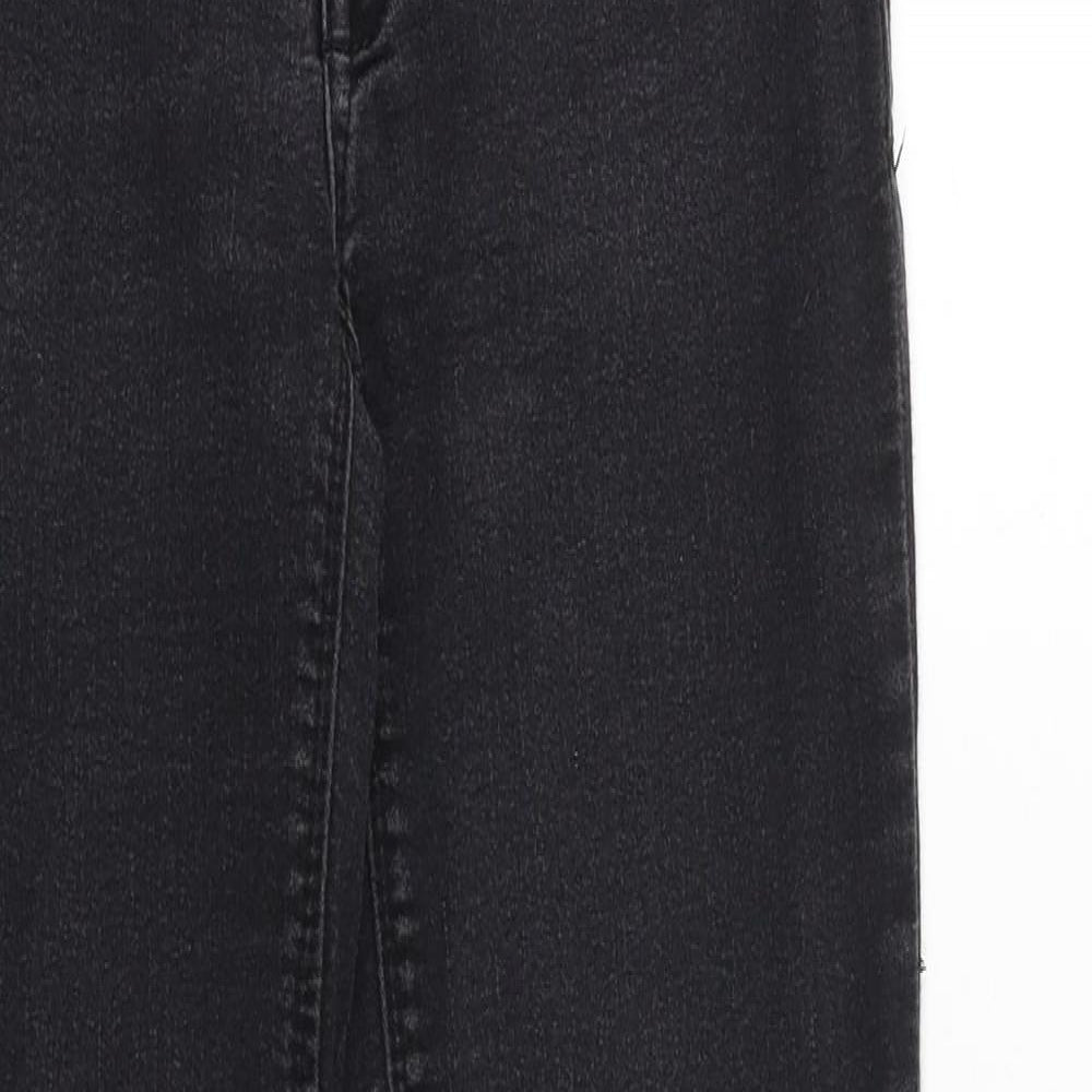 Evermore Denim Womens Black Cotton Skinny Jeans Size 26 in Regular Zip