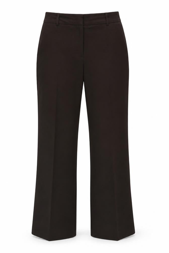 Womens UK Size 12 M&Co Regular Fit  Brown Trousers
