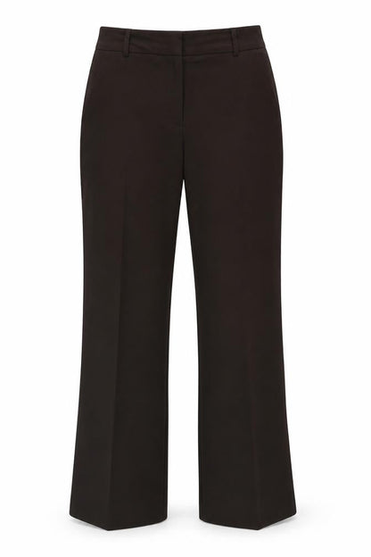 Womens UK Size 12 M&Co Regular Fit  Brown Trousers