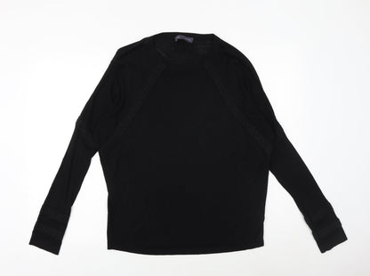 Womens UK Size M Marks and Spencer Black Pullover Jumper