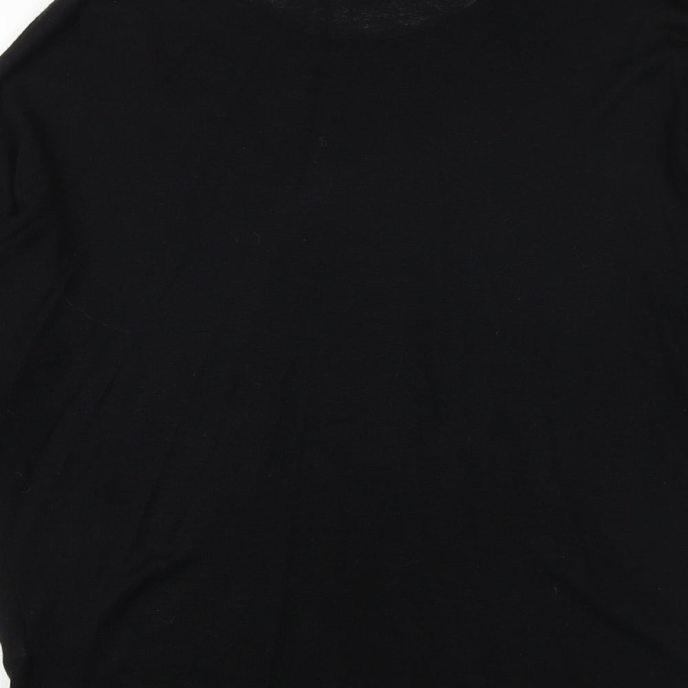 Womens UK Size M Marks and Spencer Black Pullover Jumper