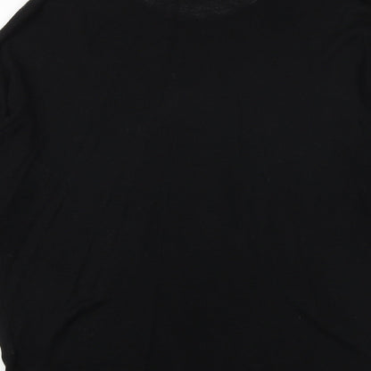 Womens UK Size M Marks and Spencer Black Pullover Jumper