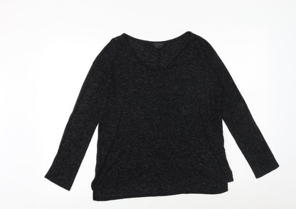 Womens UK Size 6 Topshop Grey Basic Blouse