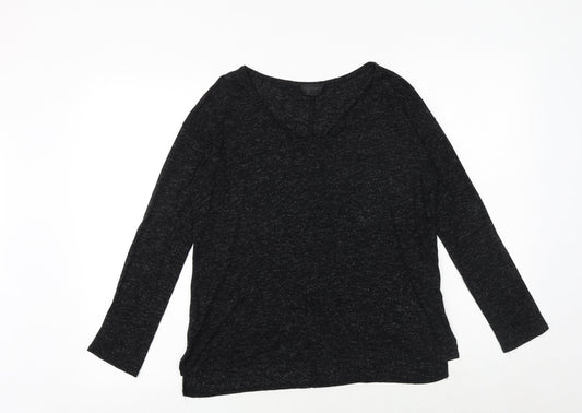 Womens UK Size 6 Topshop Grey Basic Blouse