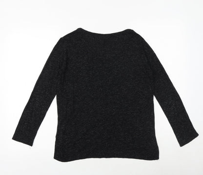 Womens UK Size 6 Topshop Grey Basic Blouse