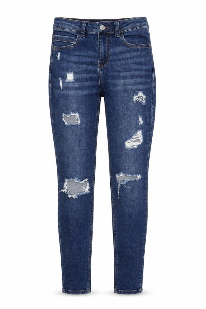 Womens UK Size 25 in Topshop Regular Fit Skinny Blue Jeans