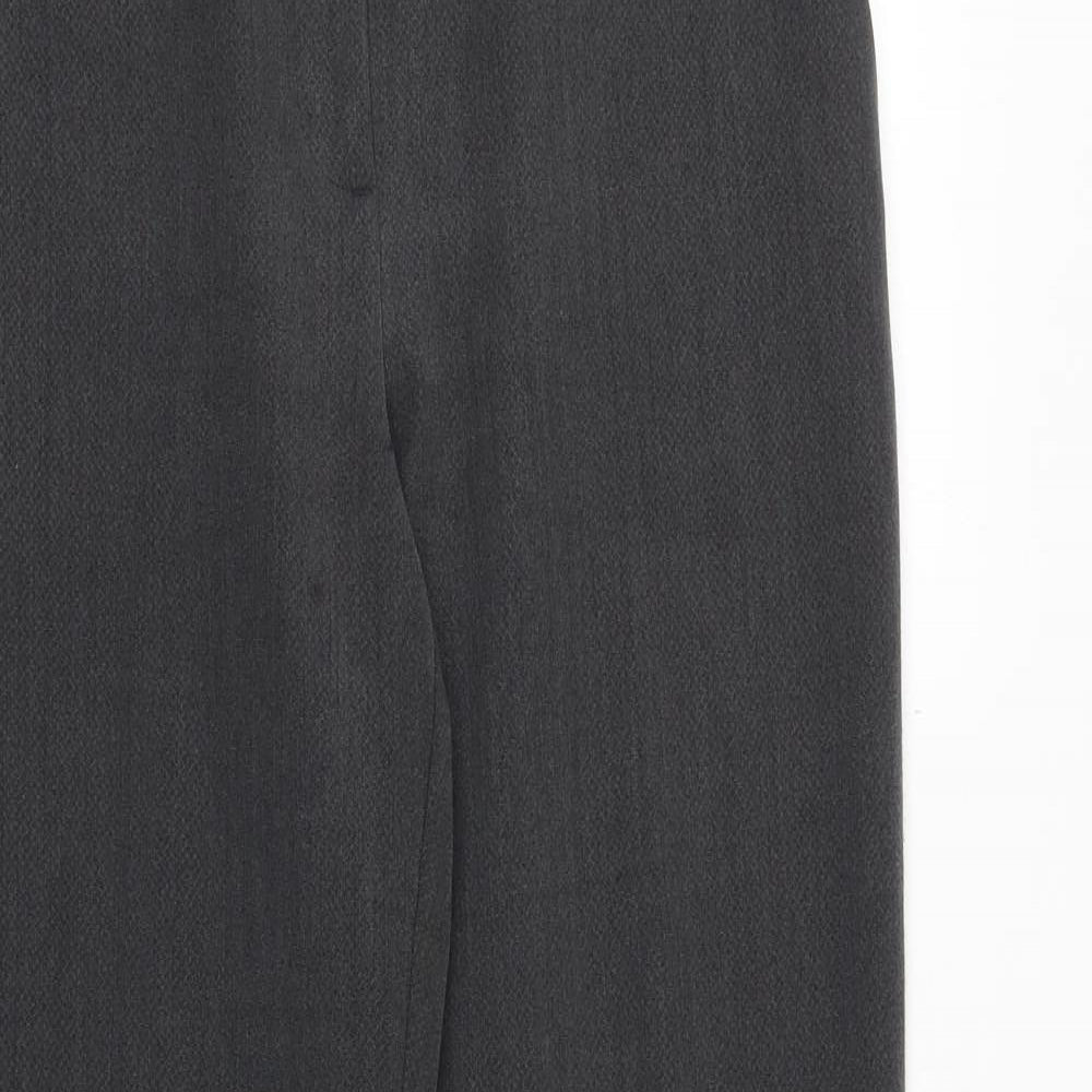 Womens UK Size 12 Marks and Spencer Regular Fit  Grey Trousers