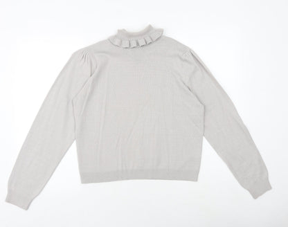 Womens UK Size M H&M Grey Pullover Jumper