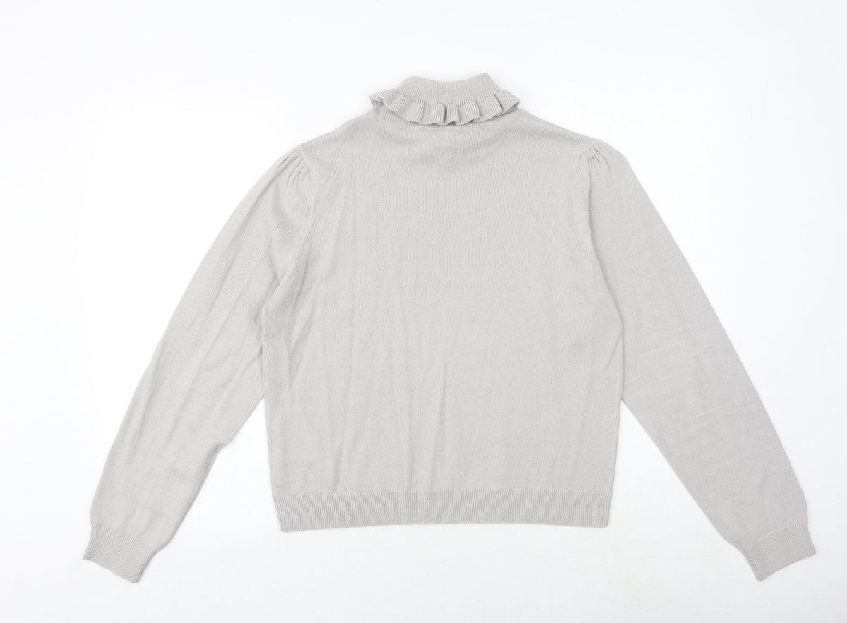 Womens UK Size M H&M Grey Pullover Jumper