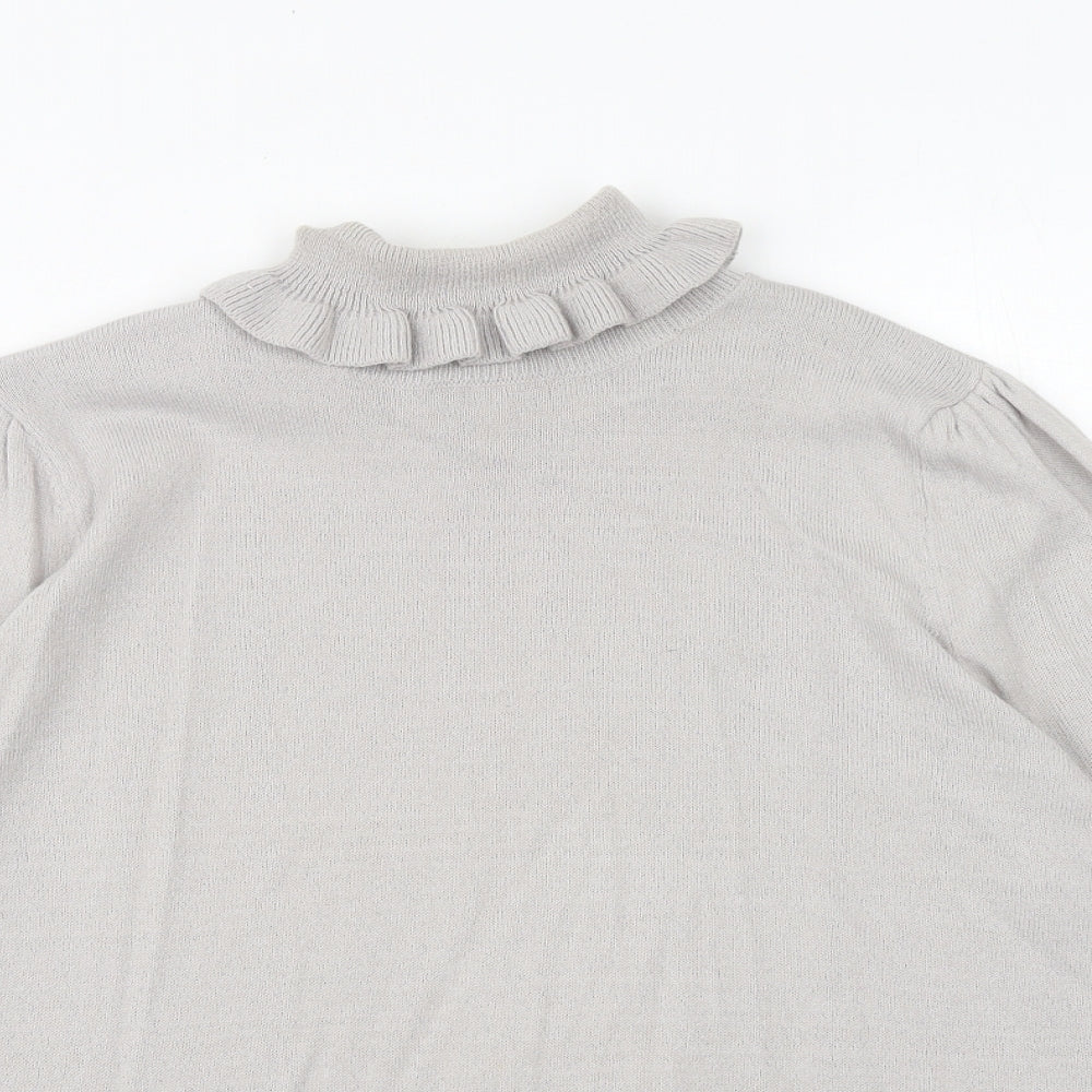 Womens UK Size M H&M Grey Pullover Jumper