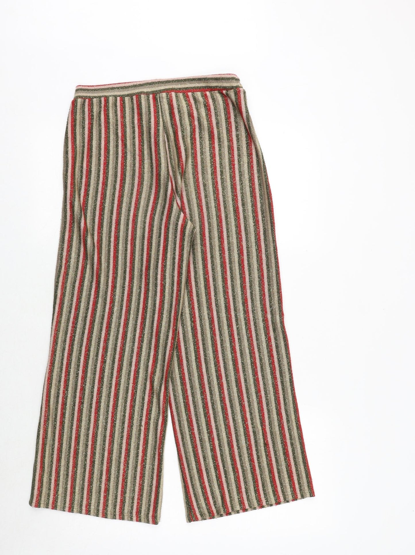 Womens UK Size S Zara Regular Fit  Multicoloured Trousers