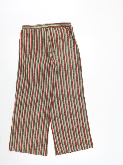 Womens UK Size S Zara Regular Fit  Multicoloured Trousers