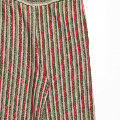Womens UK Size S Zara Regular Fit  Multicoloured Trousers