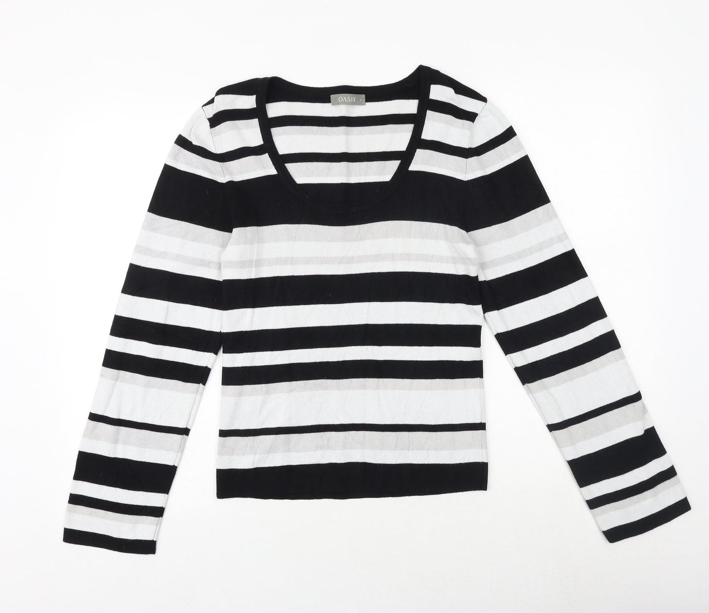 Womens UK Size L Oasis Black Pullover Jumper