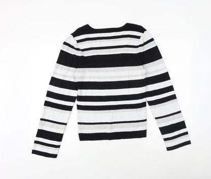 Womens UK Size L Oasis Black Pullover Jumper