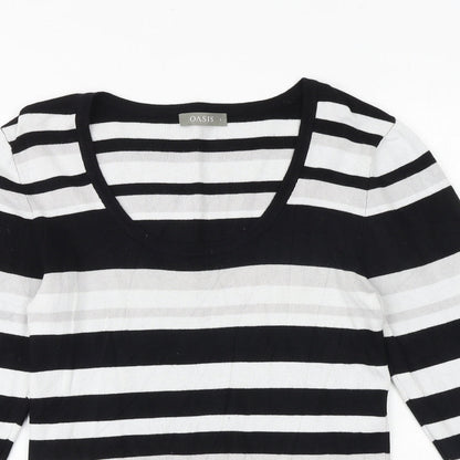 Womens UK Size L Oasis Black Pullover Jumper