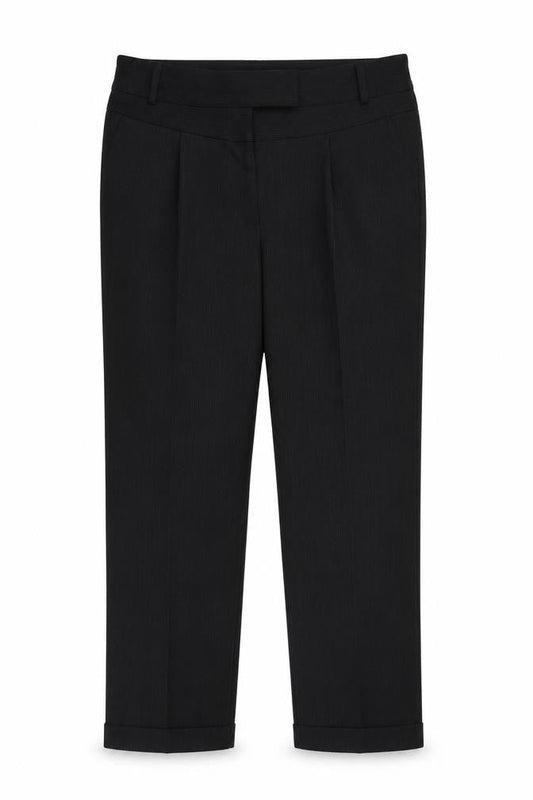 Womens UK Size 12 Marks and Spencer Regular Fit  Black Trousers