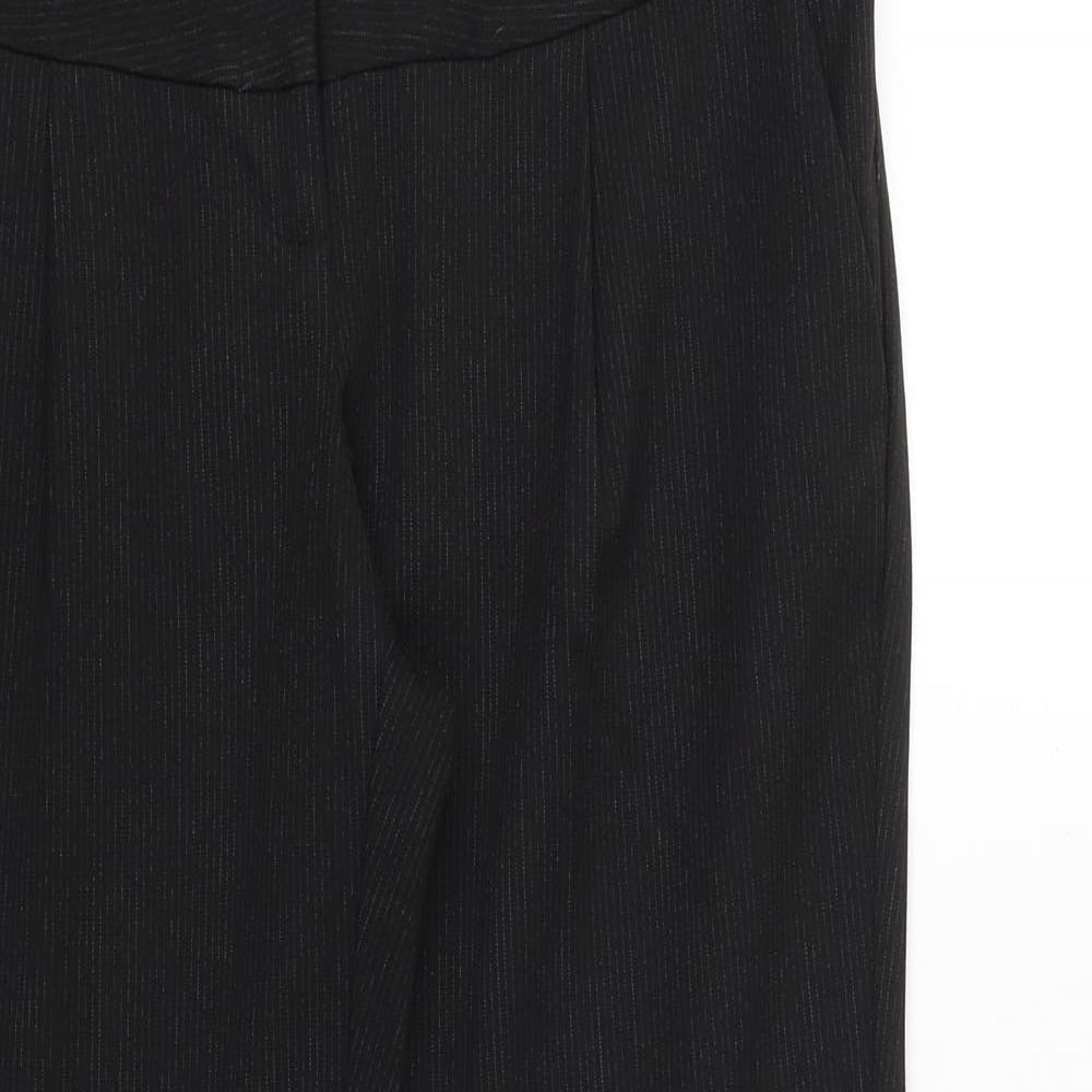 Womens UK Size 12 Marks and Spencer Regular Fit  Black Trousers