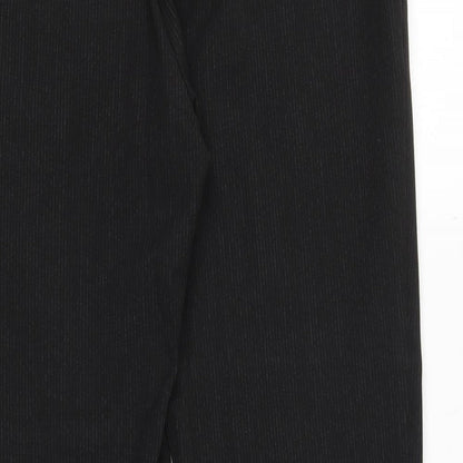 Womens UK Size 12 Marks and Spencer Regular Fit  Black Trousers