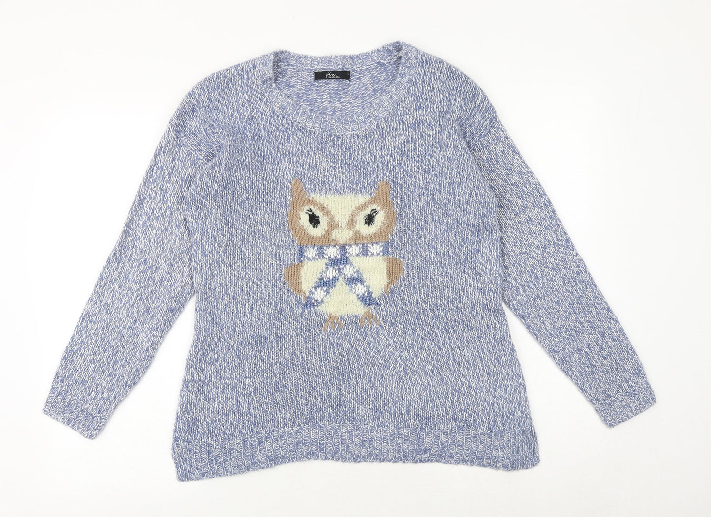 Womens UK Size S Bonmarché Blue Pullover Jumper