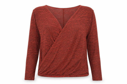 Womens UK Size 10 River Island Orange Basic Blouse