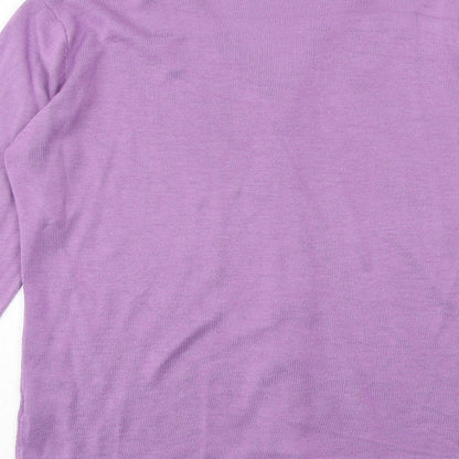 Womens UK Size S Bonmarché Purple Cardigan Jumper