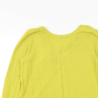 Womens UK Size 6 River Island Yellow Pullover Jumper