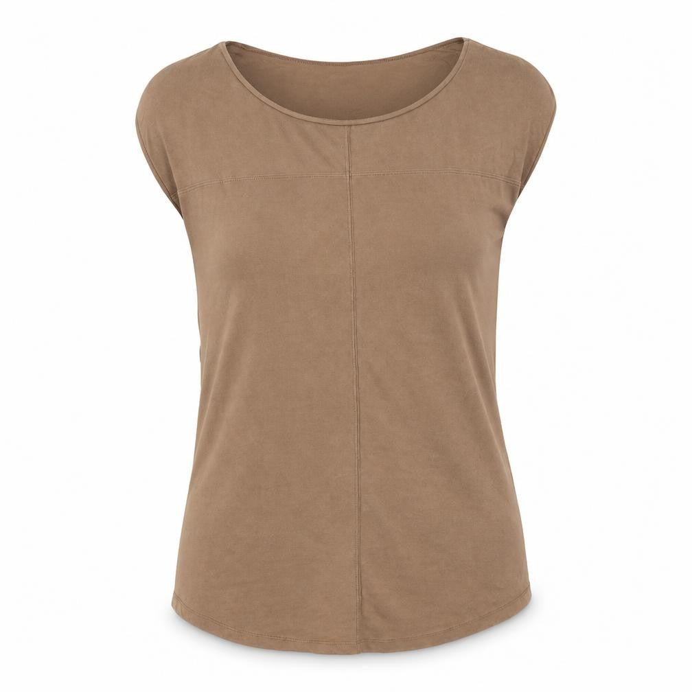 Womens UK Size S Pull&Bear Brown Basic Blouse