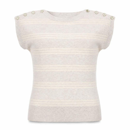 Womens UK Size 14 Warehouse Beige Pullover Jumper