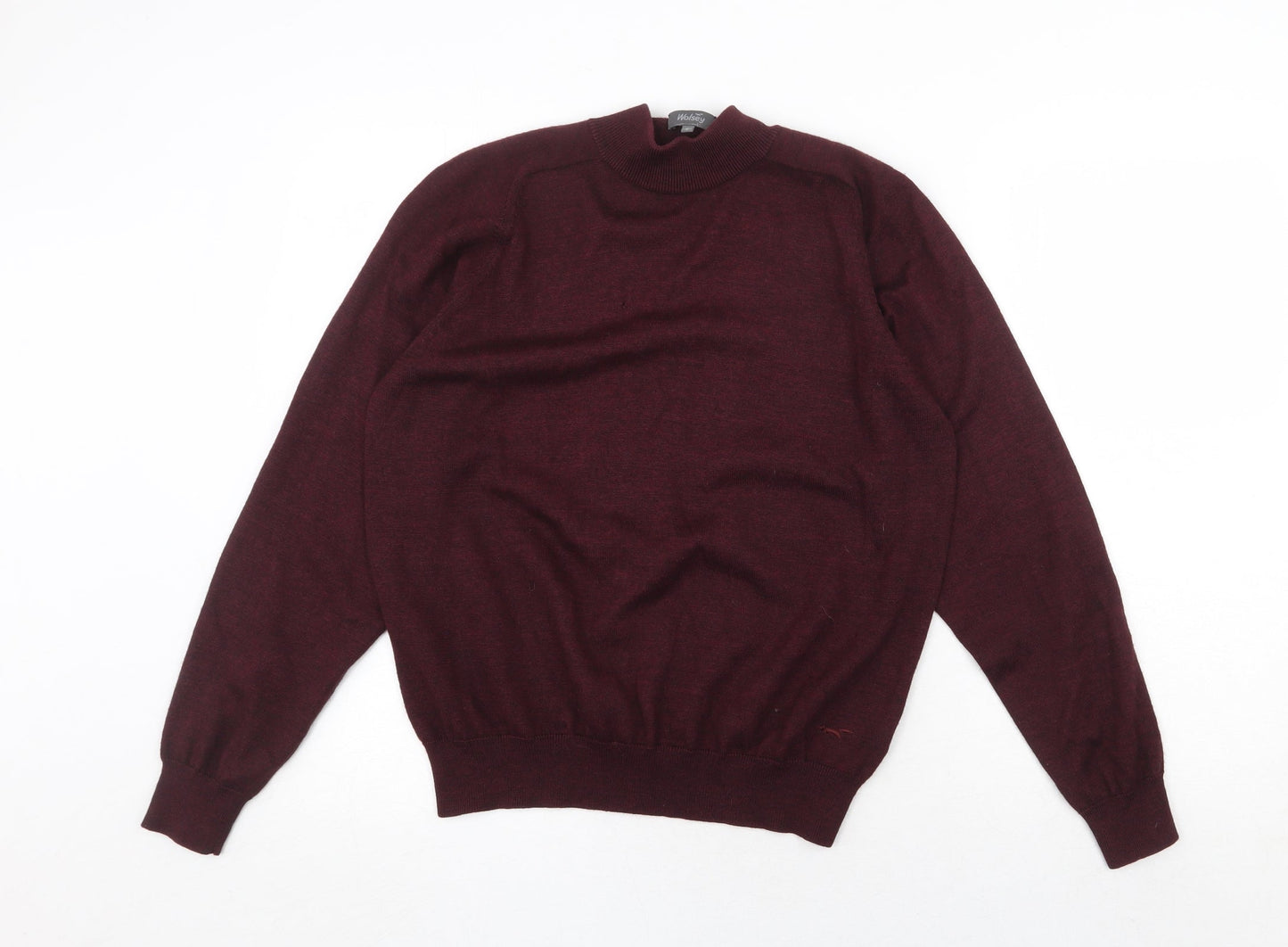 Womens UK Size S Wolsey Red Pullover Jumper
