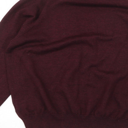 Womens UK Size S Wolsey Red Pullover Jumper