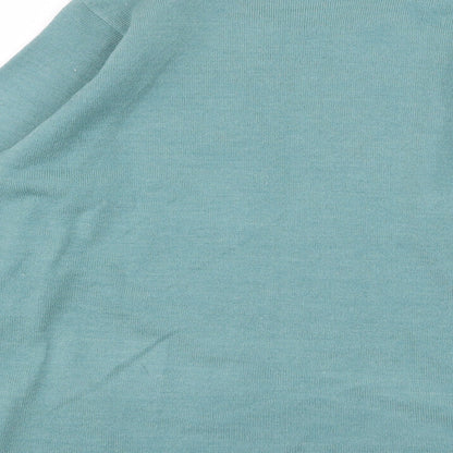 Womens UK Size S EWM Green Cardigan Jumper