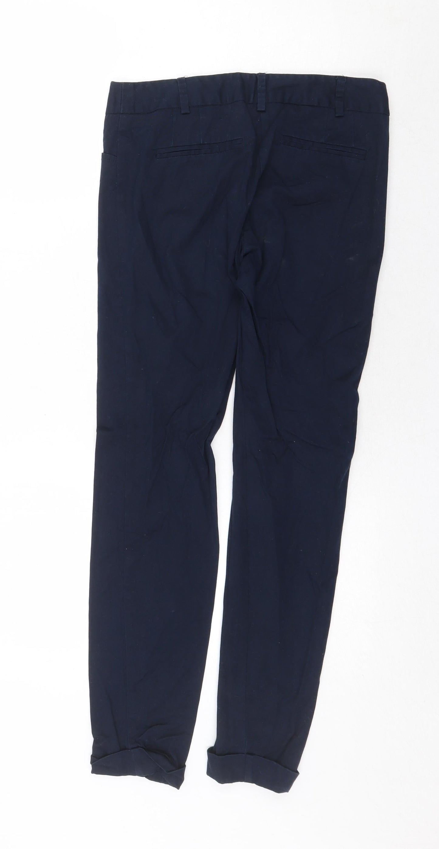 Womens UK Size 6 Zara Regular Fit  Blue Trousers