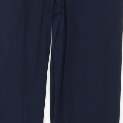 Womens UK Size 6 Zara Regular Fit  Blue Trousers