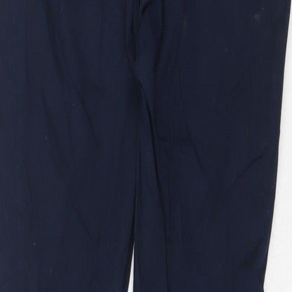 Womens UK Size 6 Zara Regular Fit  Blue Trousers