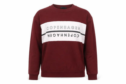 Topshop Womens Red Polyester Pullover Sweatshirt Size 6 Pullover - Copenhagen